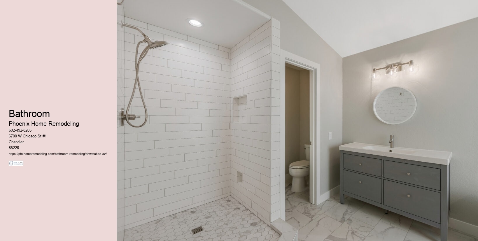 Ahwatukee Arizona Bathroom Remodeling Cost